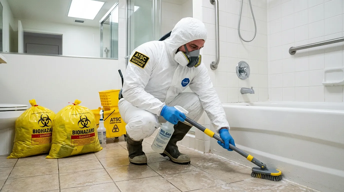 Decontamination equipment deployed for Blood Cleanup in Cahokia